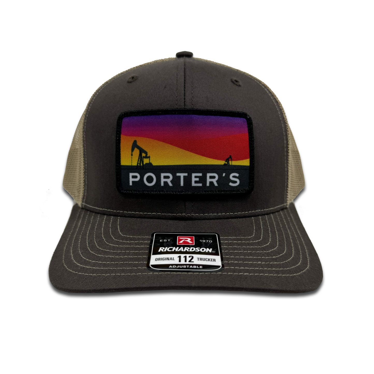 Porter's Pump Jack Sunset Hat - Brown/Khaki