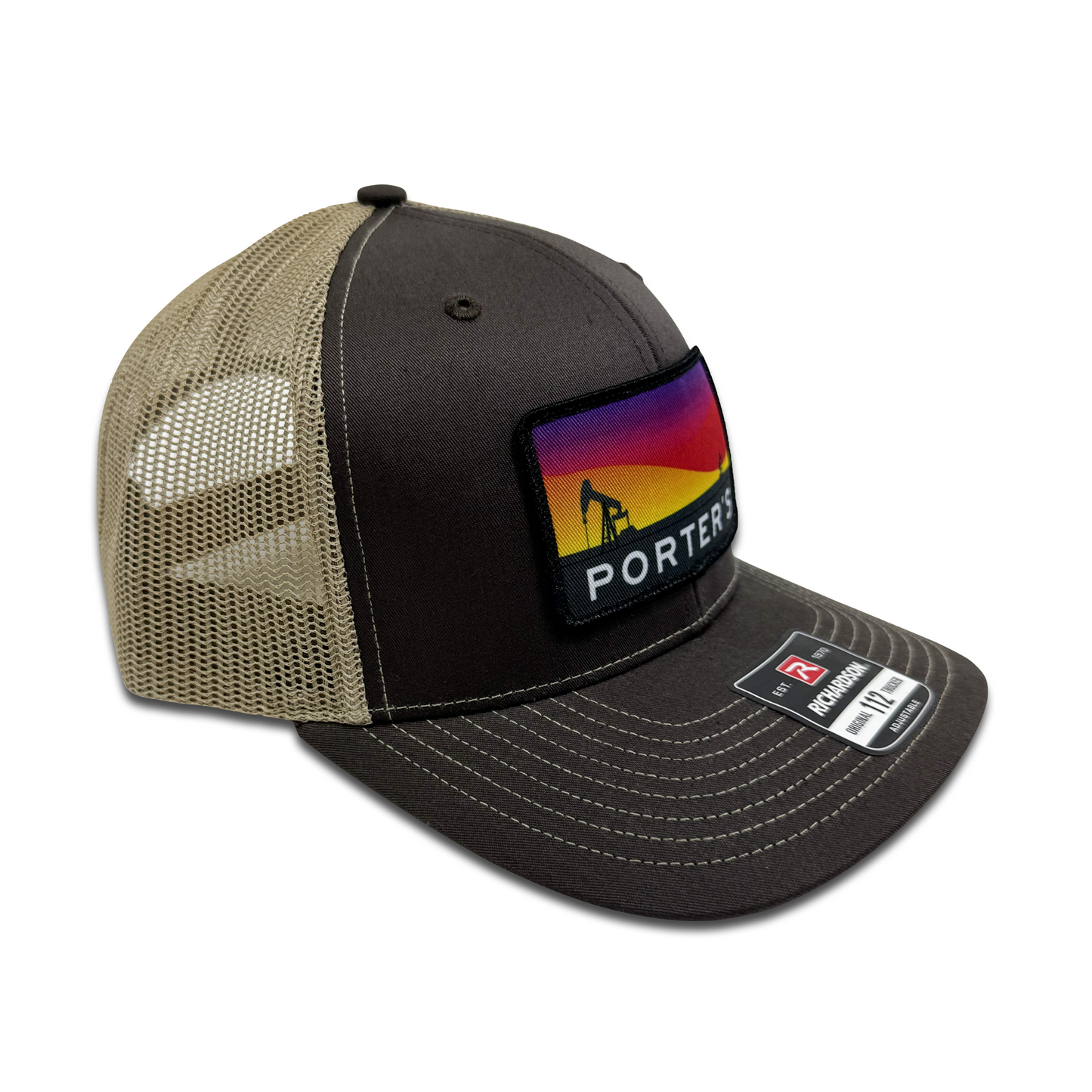 Porter's Pump Jack Sunset Hat - Brown/Khaki