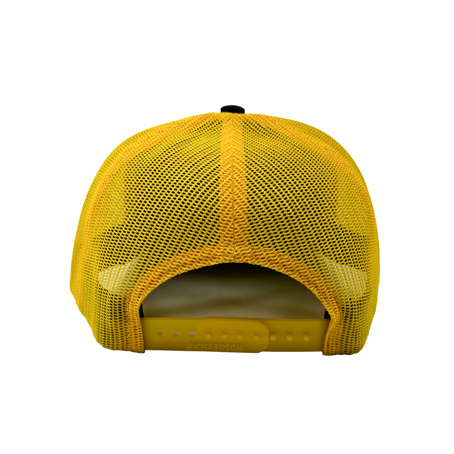 The One More Country Club Trucker Hat - Dark Green/Yellow