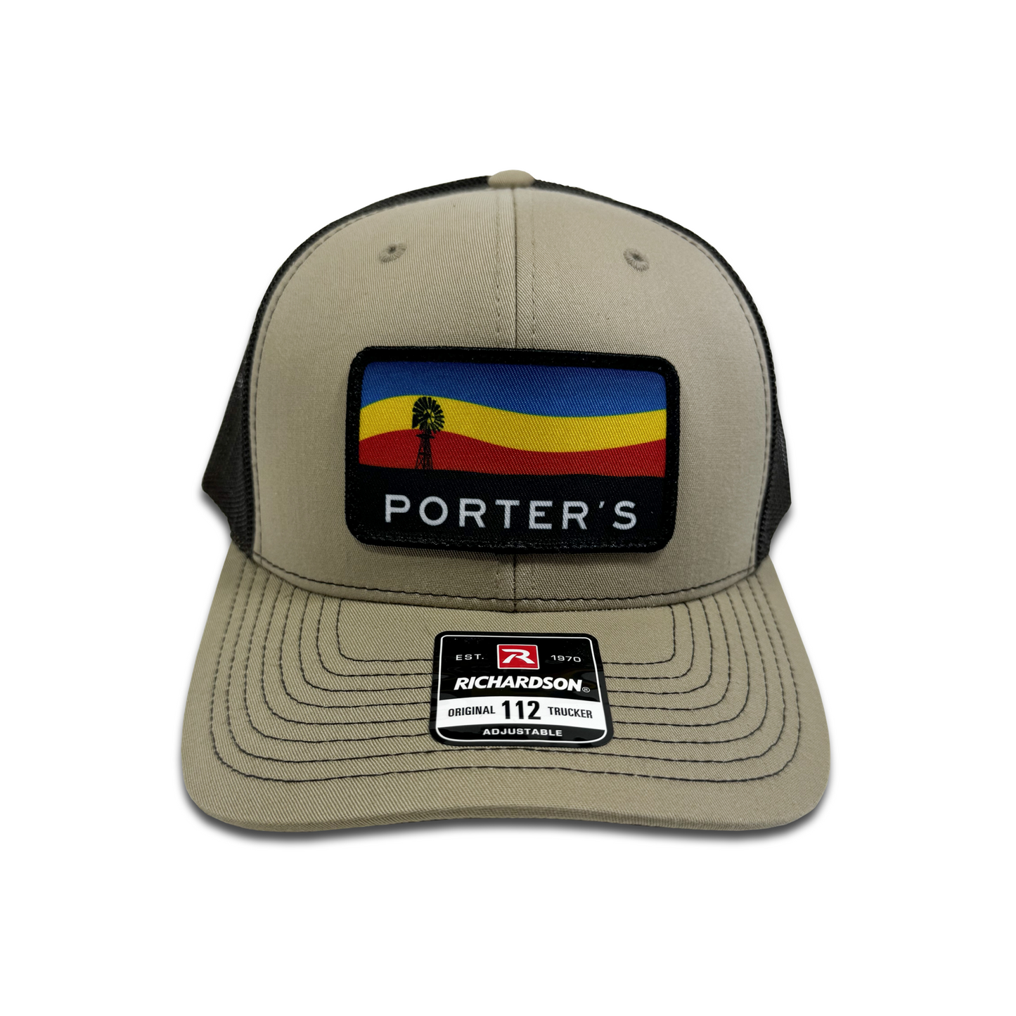 Porter's Windmill Sunset Hat - Khaki/Coffee