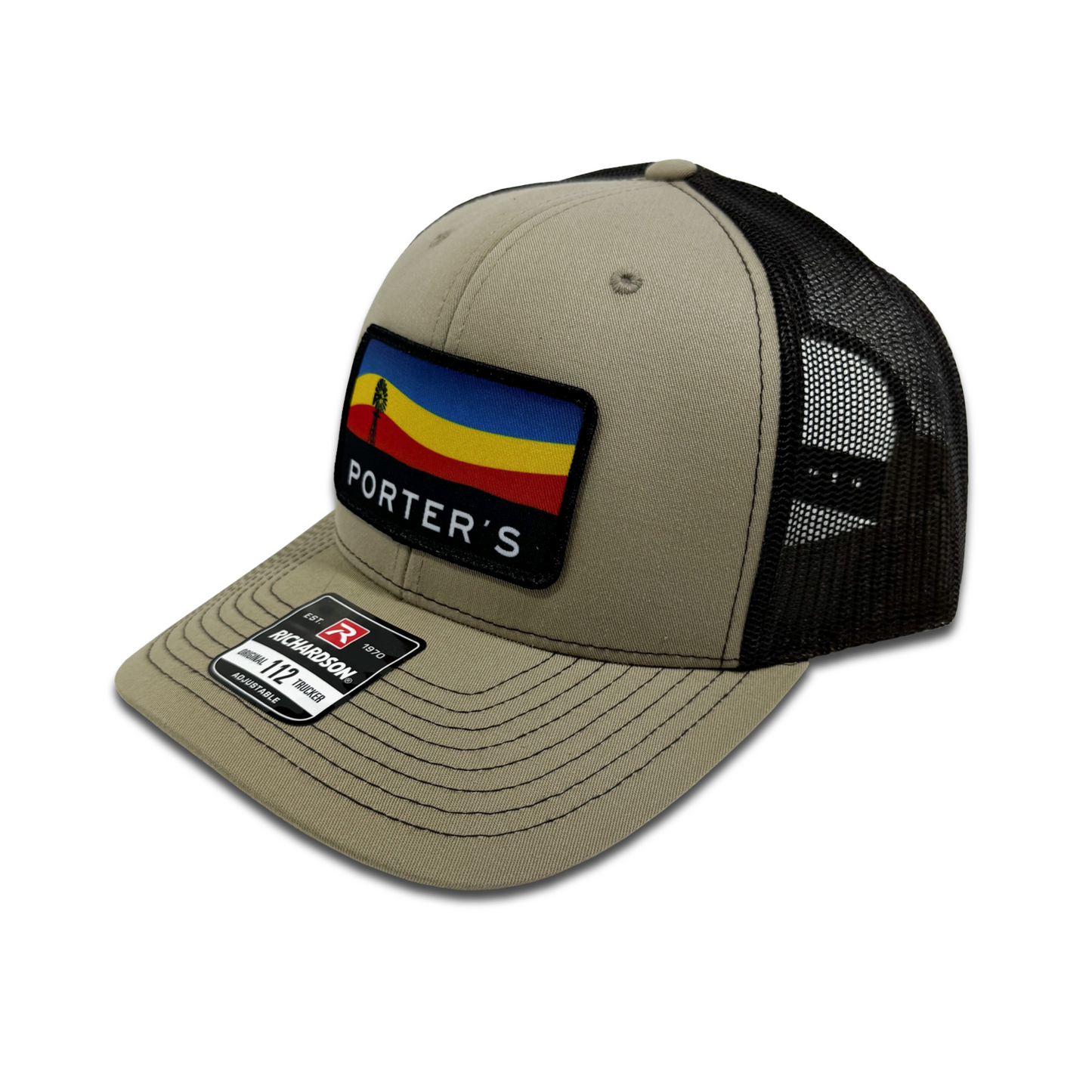 Porter's Windmill Sunset Hat - Khaki/Coffee