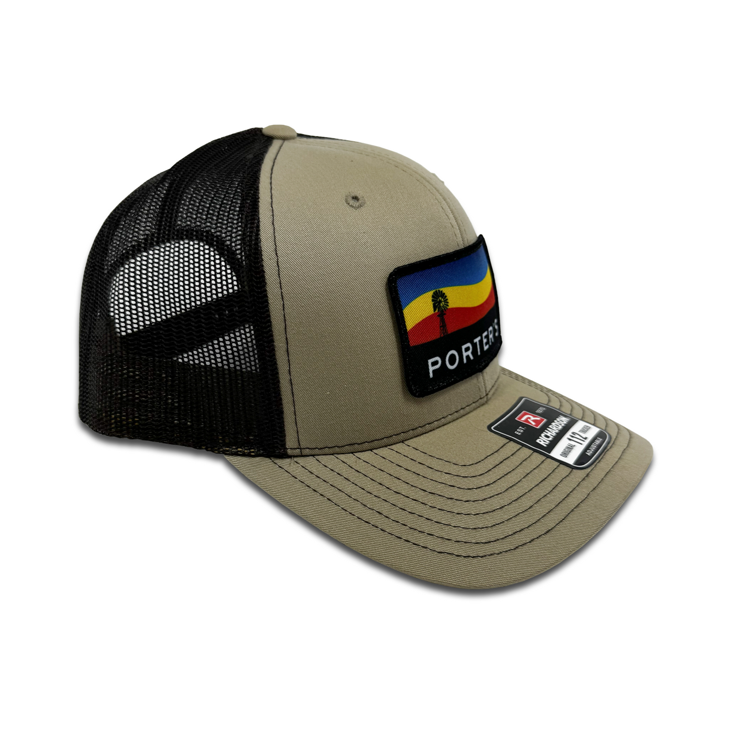 Porter's Windmill Sunset Hat - Khaki/Coffee