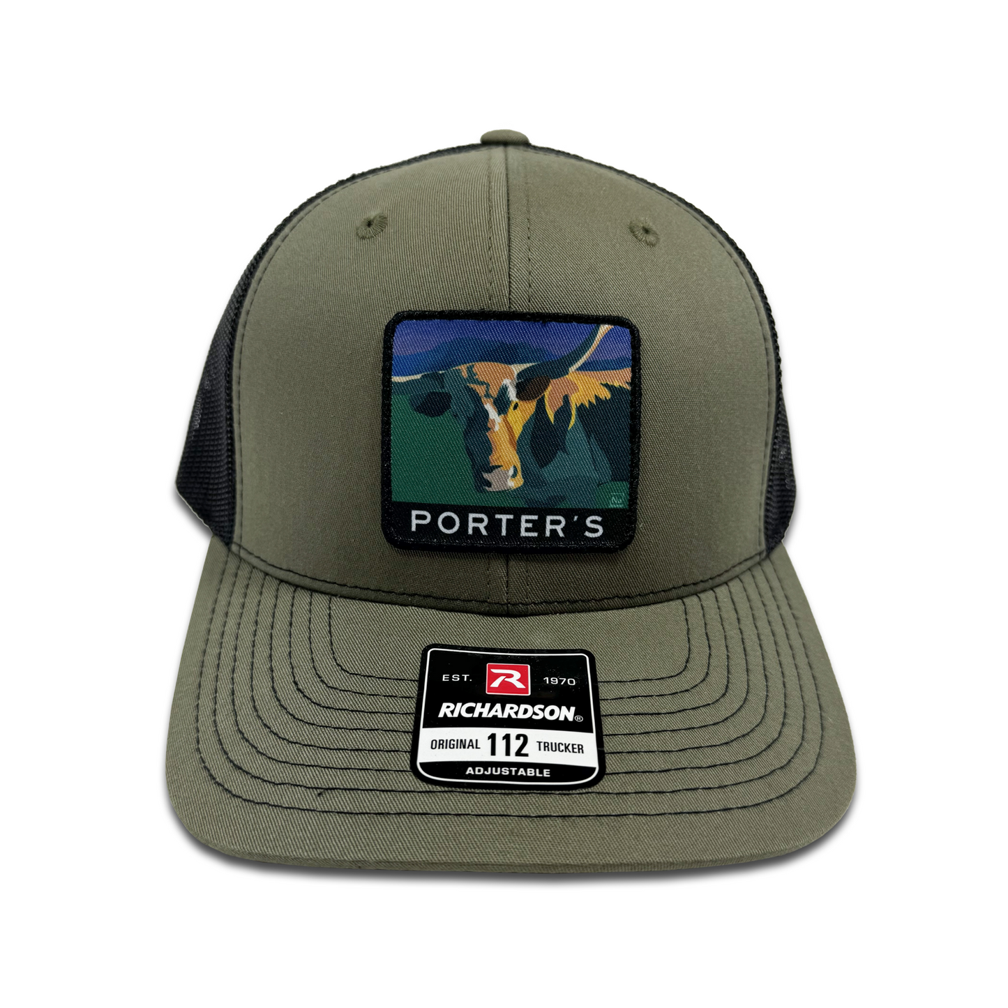 Porter's Longhorn Hat - Loden/Black