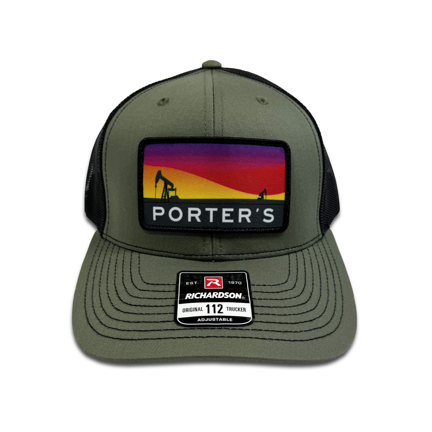 Porter's Pump Jack Sunset Hat - Loden/Black