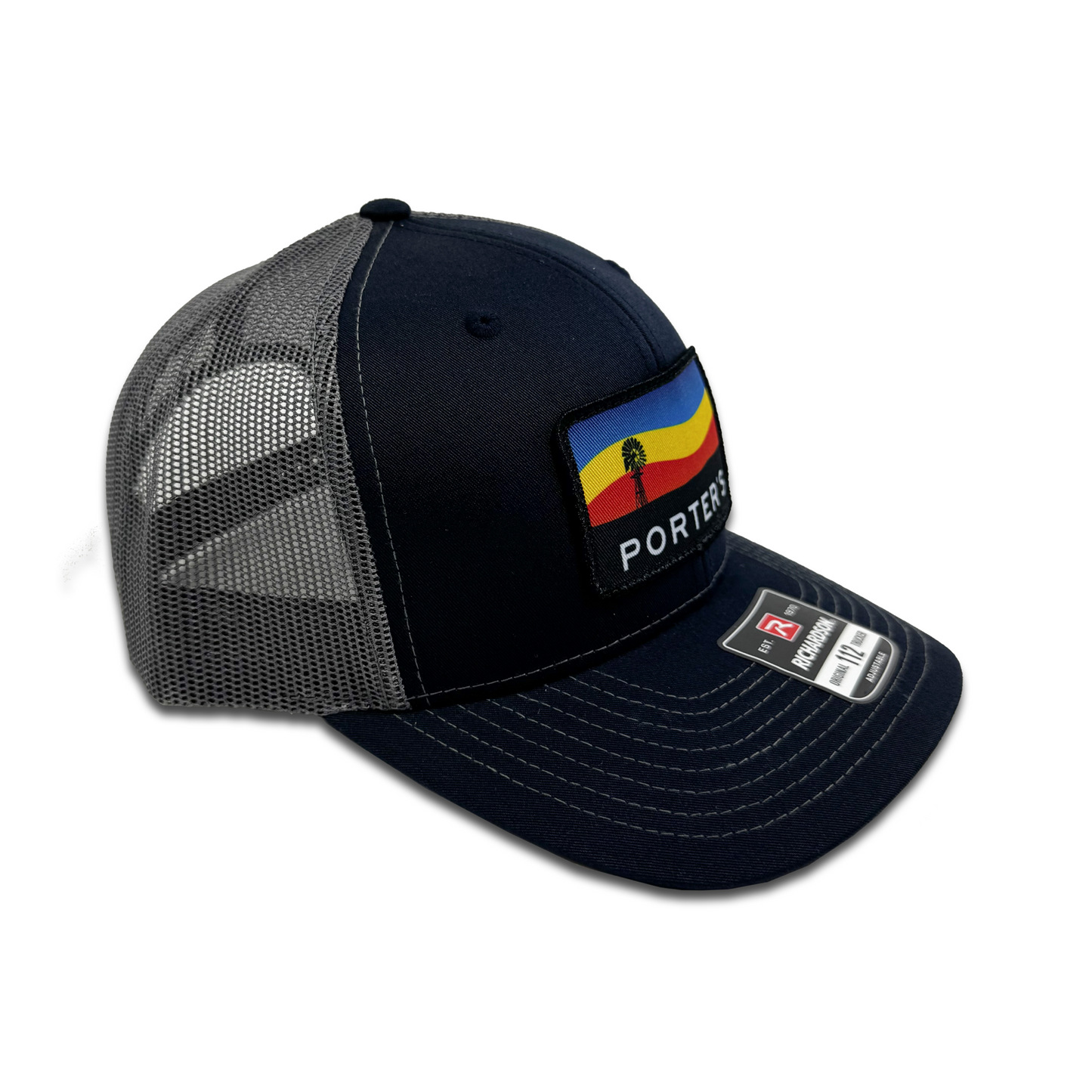 Porter's Windmill Sunset Hat - Navy/Gray