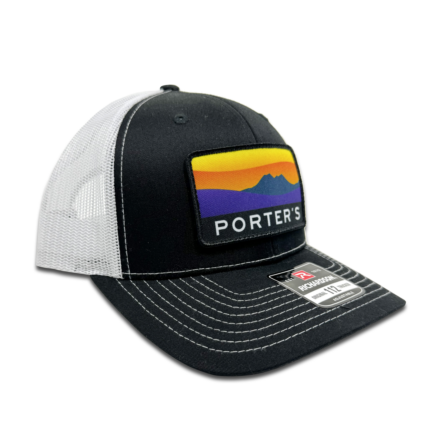 Porter's Big Bend Sunset Hat - Black/White