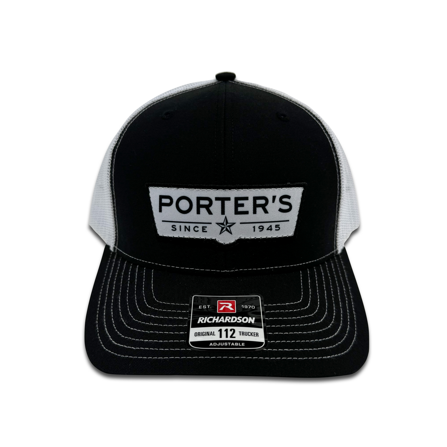 Porter's Billboard Logo - Black/White