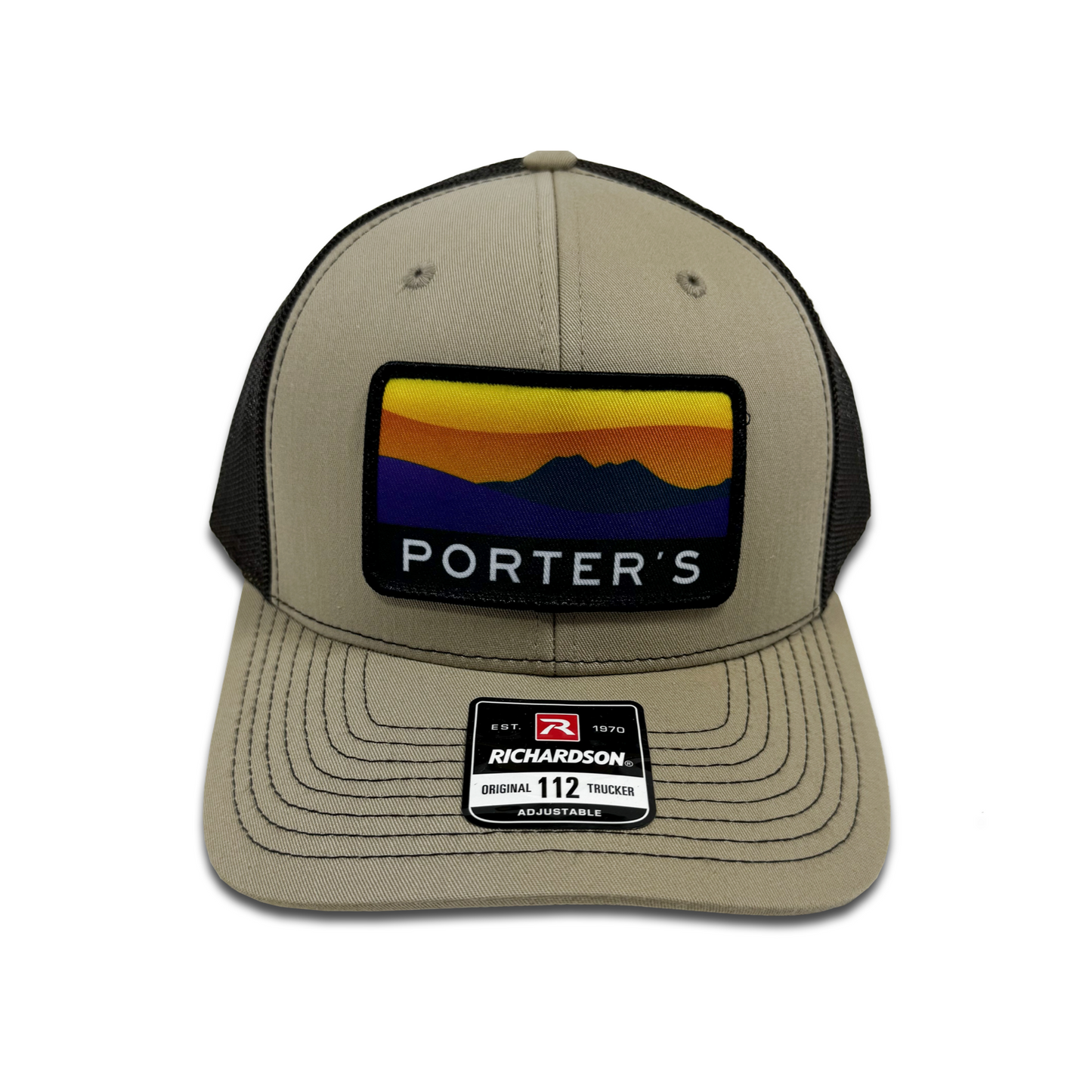 Porter's Big Bend Sunset Hat - Khaki/Coffee