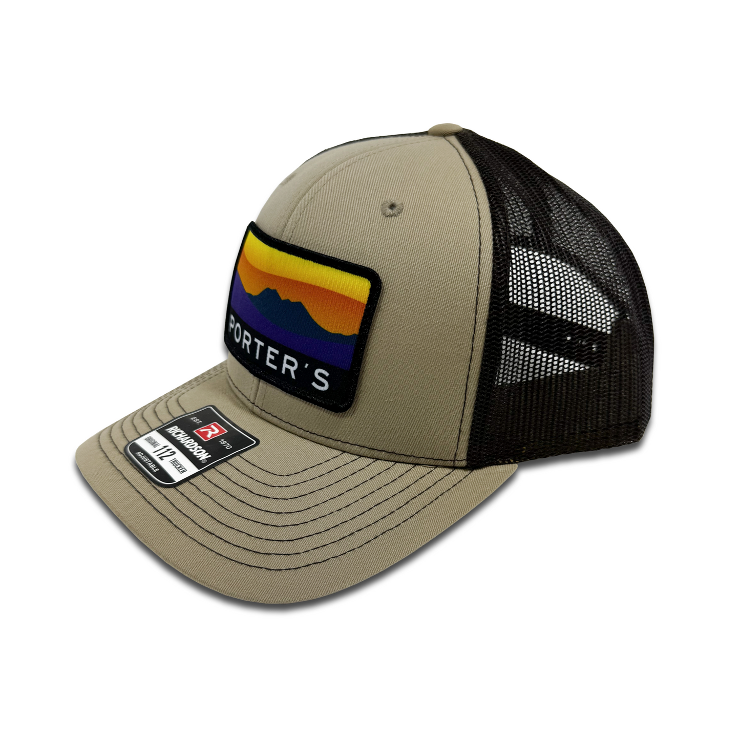 Porter's Big Bend Sunset Hat - Khaki/Coffee