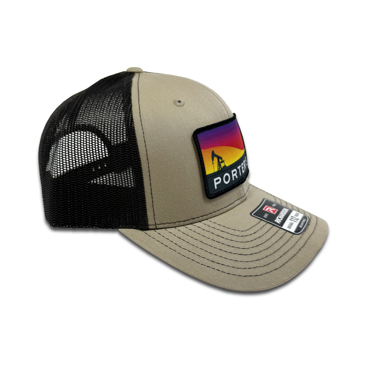 Porter's Pump Jack Sunset Hat - Khaki/Coffee