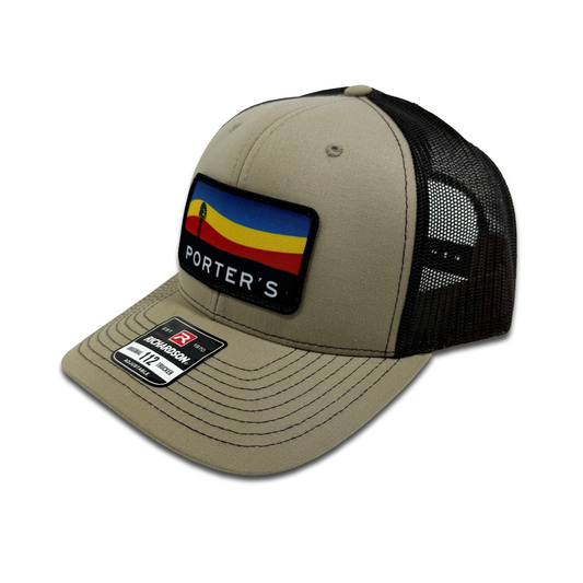 Porter's Windmill Sunset Hat - Khaki/Coffee