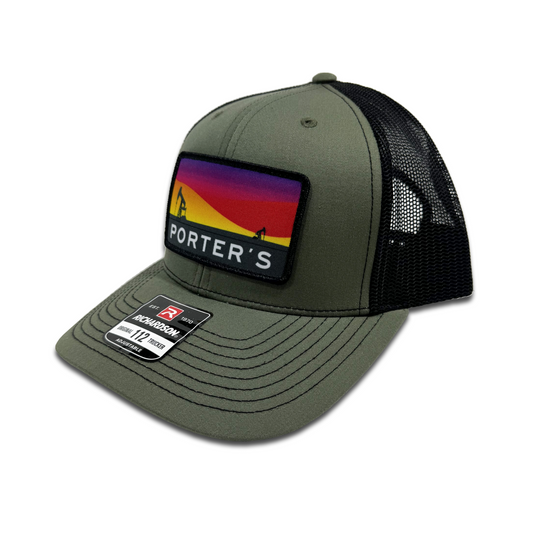 Porter's Pump Jack Sunset Hat - Loden/Black