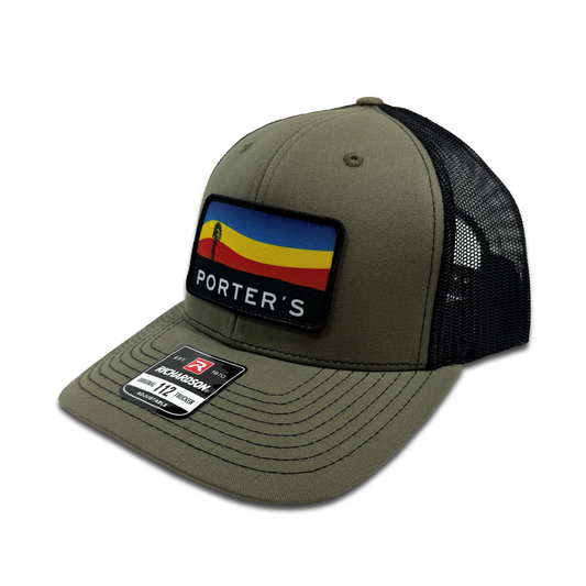 Porter's Windmill Sunset Hat - Loden/Black