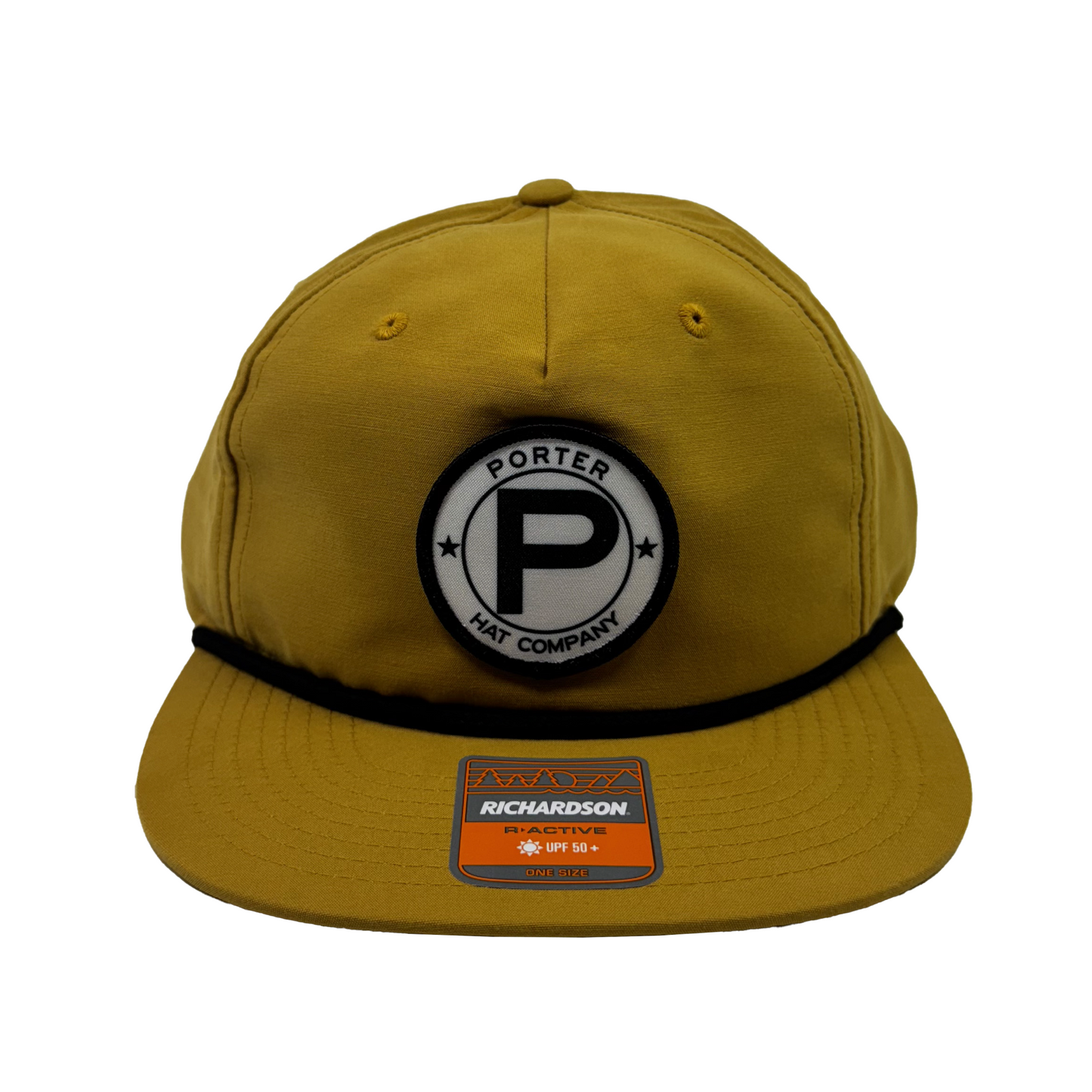 Porter Hat Company "Circle P" Rope Hat - Biscuit/Black