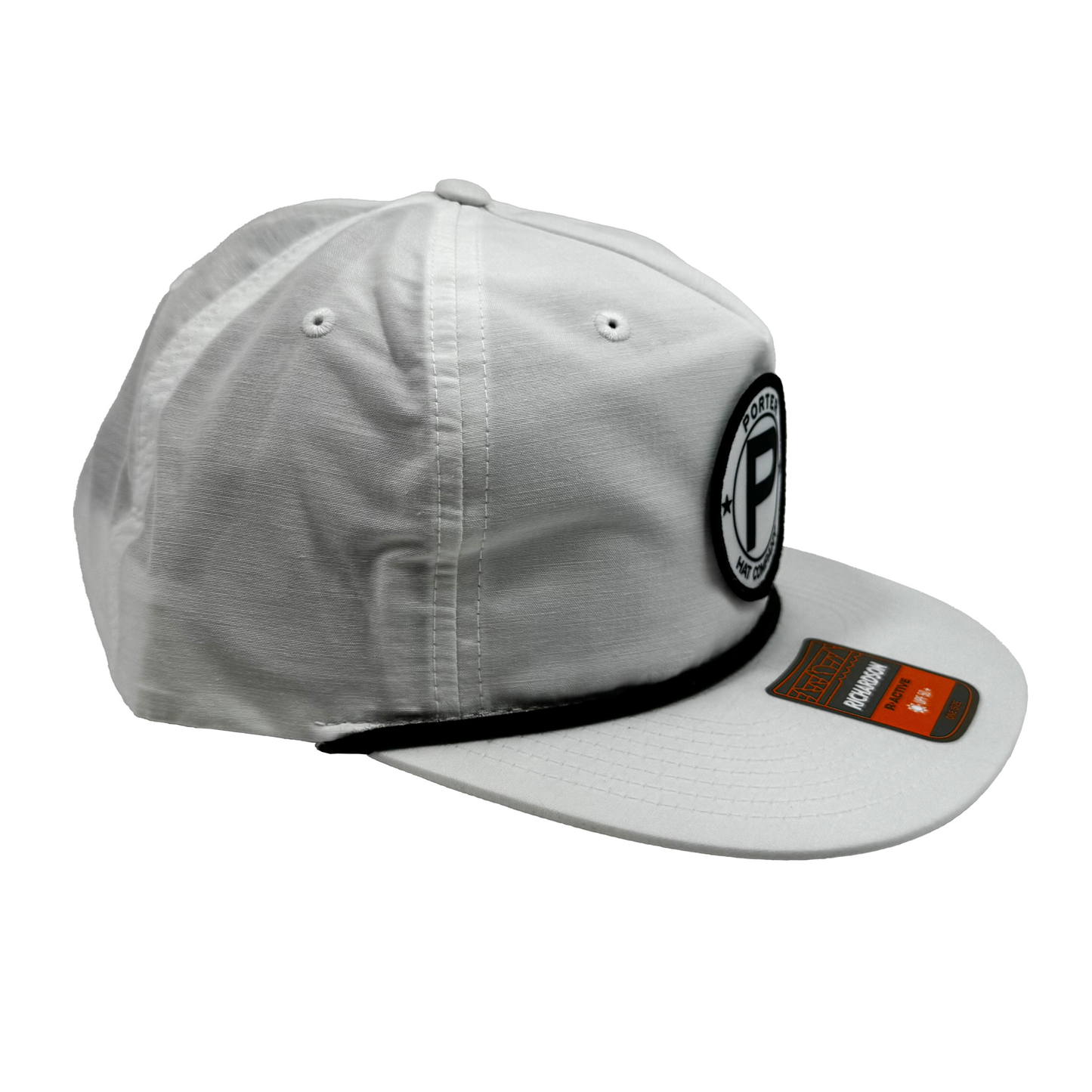 Porter Hat Company "Circle P" Rope Hat - White/Black